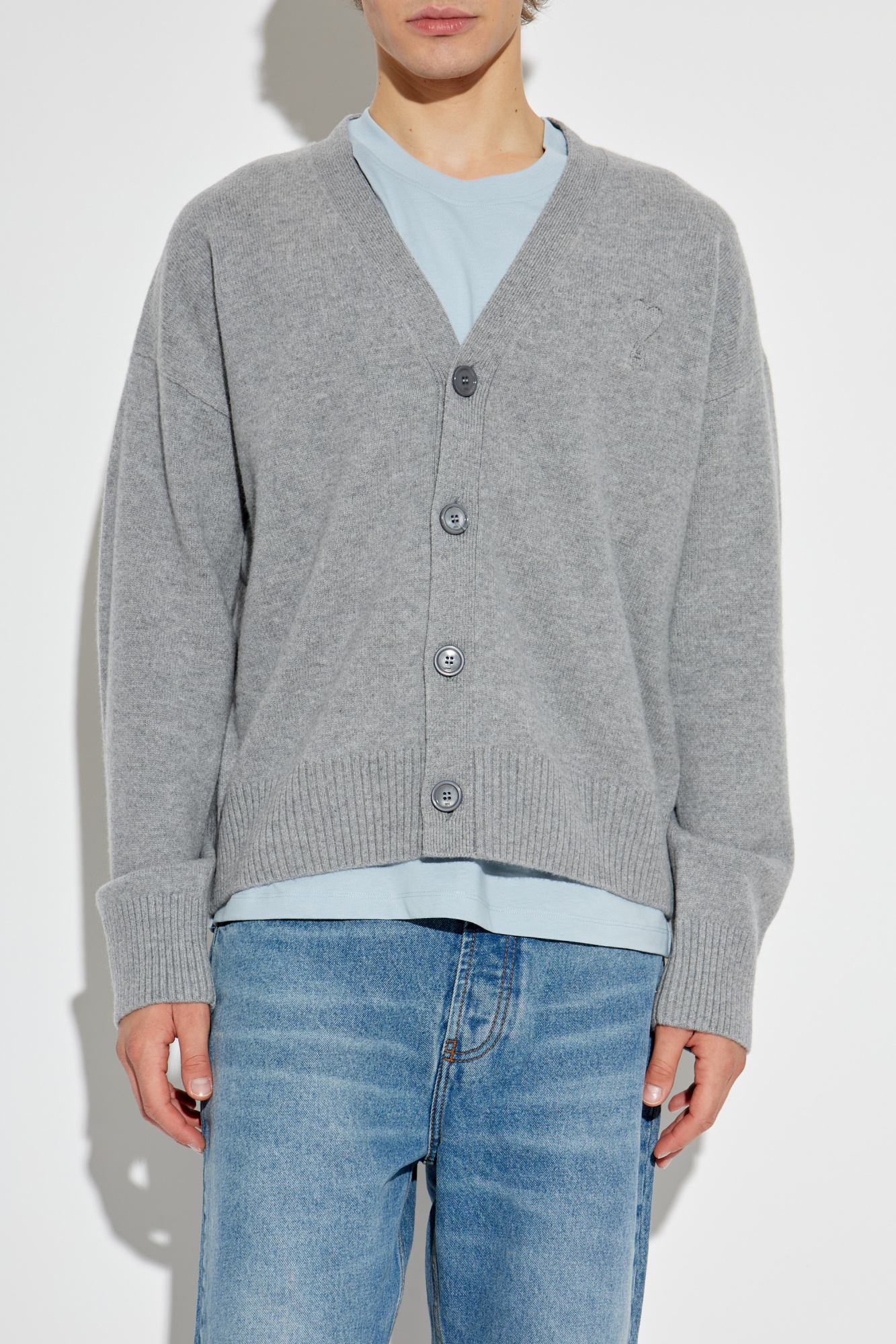 Ami Alexandre Mattiussi Wool cardigan | Men's Clothing | Vitkac
